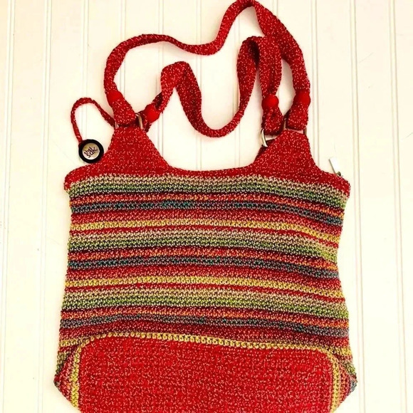 The Sak Vintage Multi Colored Crochet Bag - Picture 2 of 7